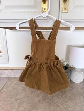 Carter's Brown Corduroy Pinafore Skirt Dress